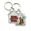 Breloc plastic insertie foto Casa - set 100 buc