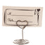 Suport metalic numere de masa Place Card  - INIMA