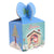 Cutie cani 3D Craciun albastra