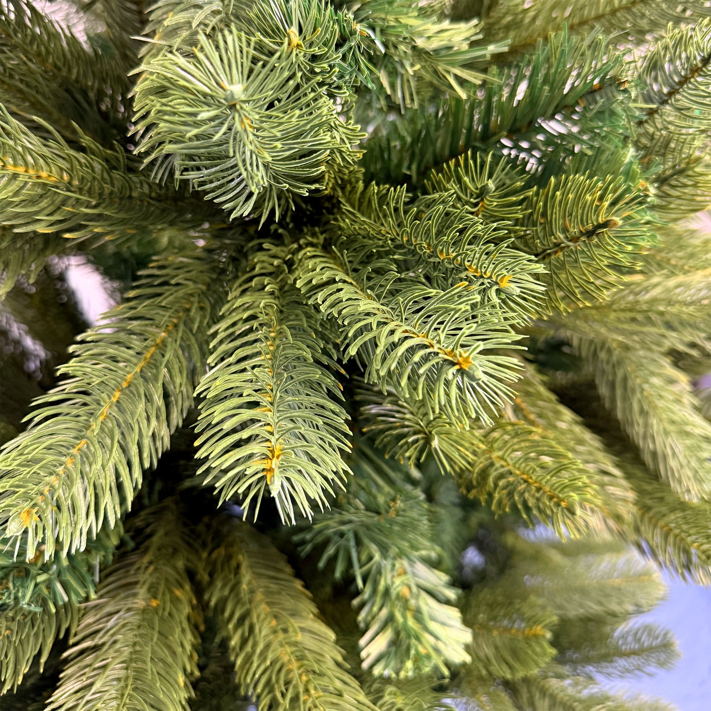 Realistic artificial Christmas fir with metal stand - Spruce