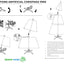 Realistic artificial Christmas fir with metal stand - Spruce