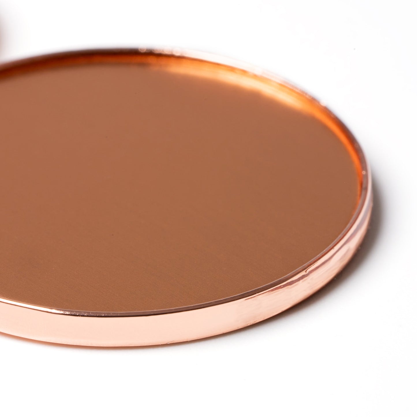 Breloc metalic gravabil Cupru - ROTUND