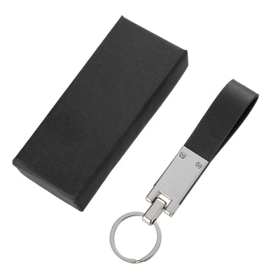 Bőr és fém KeyLux kulcstartó