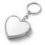 Metal pocket mirror keychain Sublimation - HEART-SHAPED