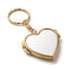 Metal pocket mirror keychain Sublimation - HEART-SHAPED