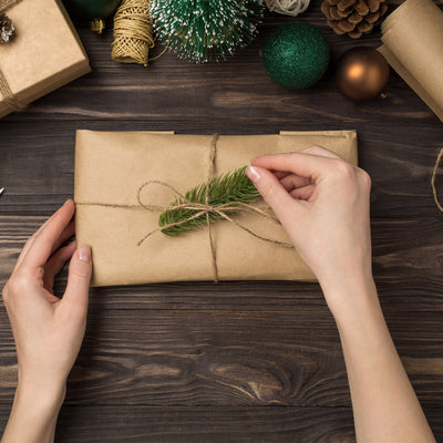 Hartie impachetat cadouri la rola 200x50 - Kraft