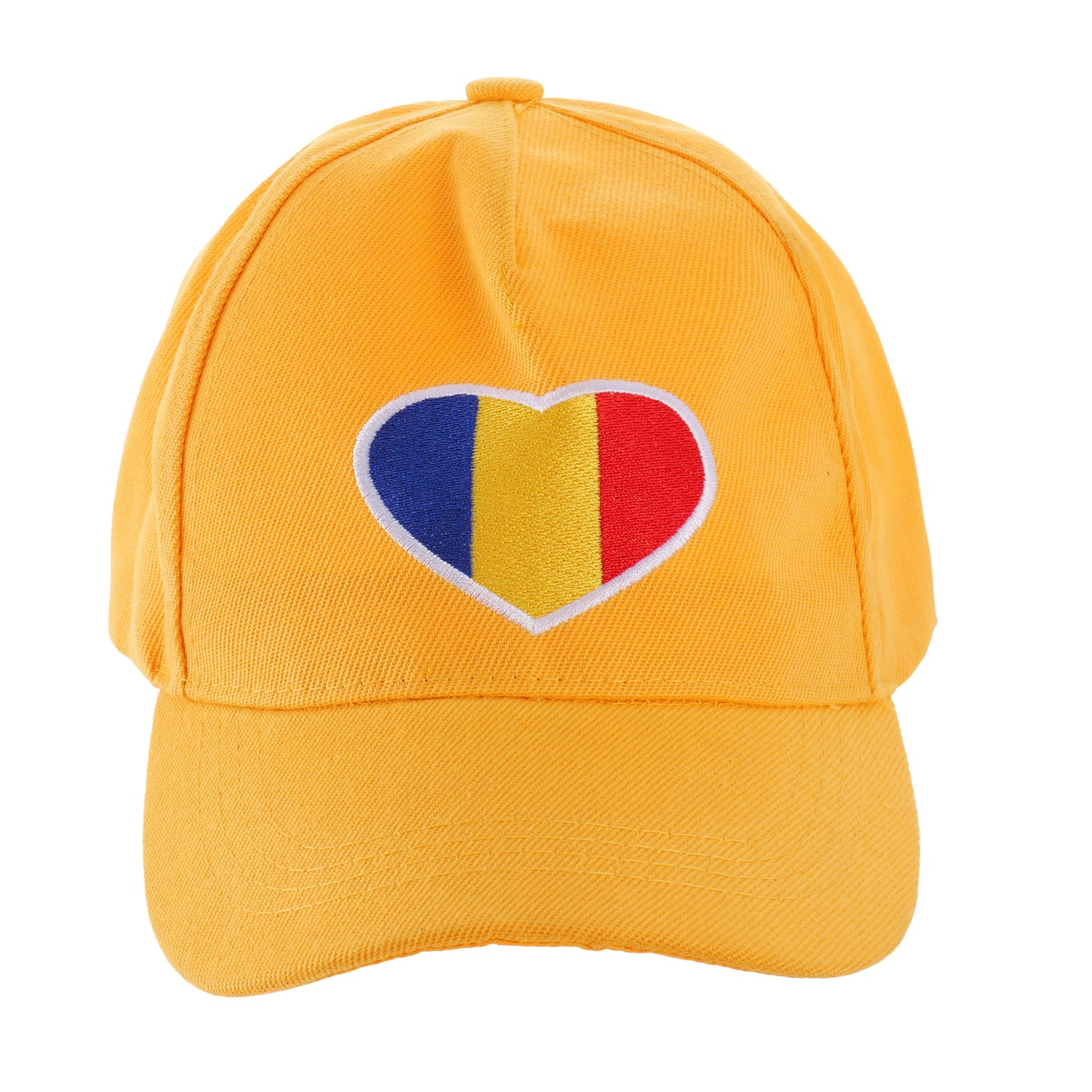 Sapca galbena inima tricolor ROMANIA