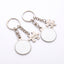Set 2 brelocuri metalice sublimabile Cuplu Puzzle