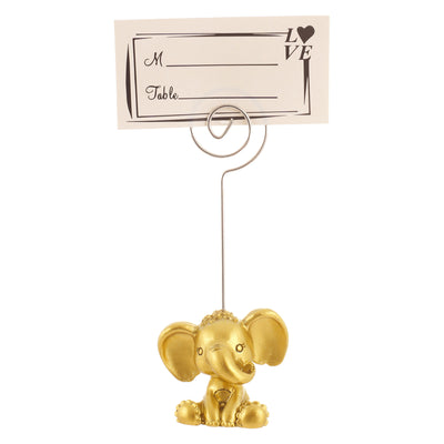 Fém asztalszám és névkártya tartó - ELEFANT