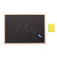 Drawing board with colored chalk and sponge