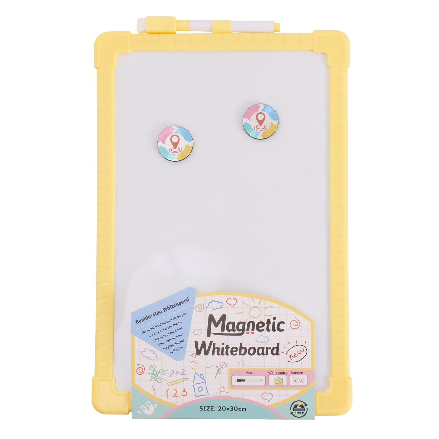Tabla magnetica Whiteboard A4 cu 2 fete