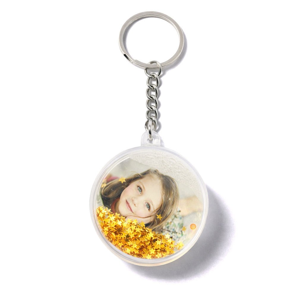 Breloc glob foto rotund GL232 - Green Print