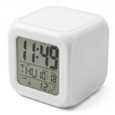 Ceas digital  cu alarma si lumina de veghe Sublimabil - CUB
