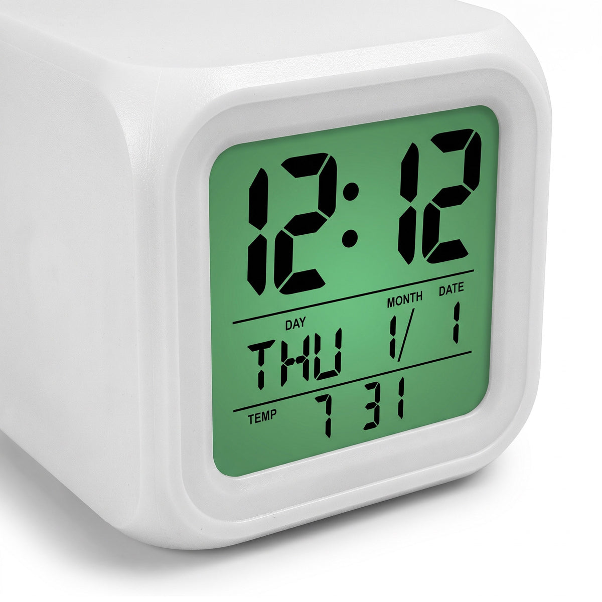 Ceas digital  cu alarma si lumina de veghe Sublimabil - CUB