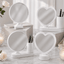 Oglinda magica cu insertie foto si efect INFINITY LED - INIMA