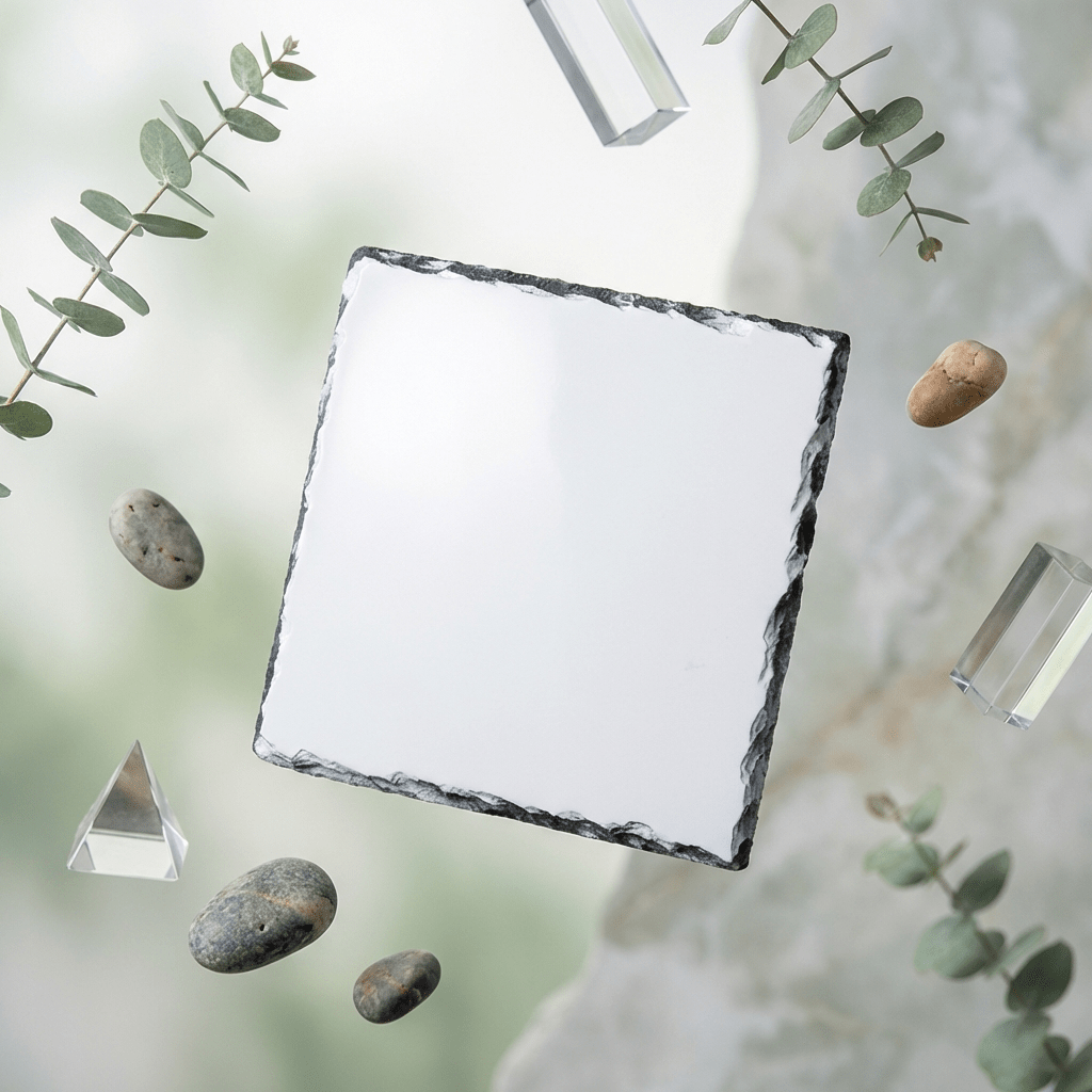 Placa ardezie 20x20 PA-2020 - Green Print