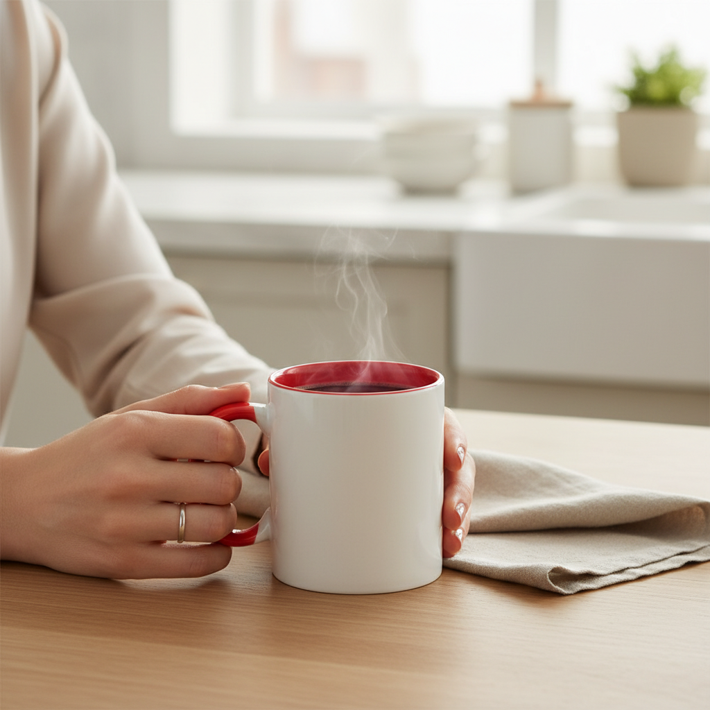 Cana maner interior rosu + cutie individuala