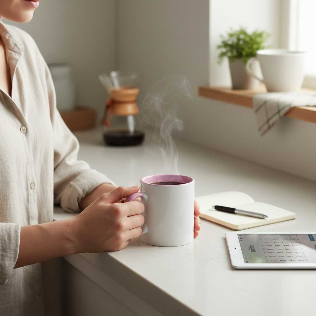 Cana maner interior roz + cutie individuala