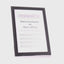 Texturált fekete Leon képkeret A4